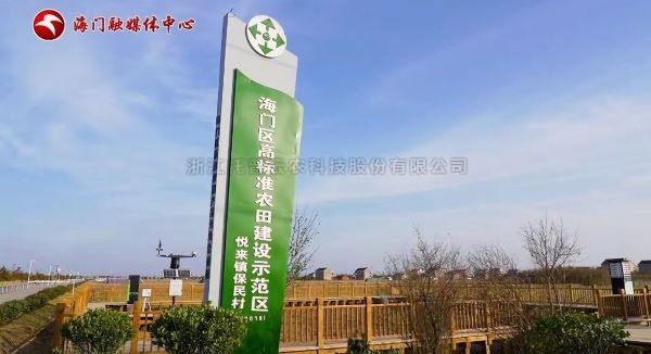 江苏海门高标准农田样板区，智慧化监管守护千亩良田