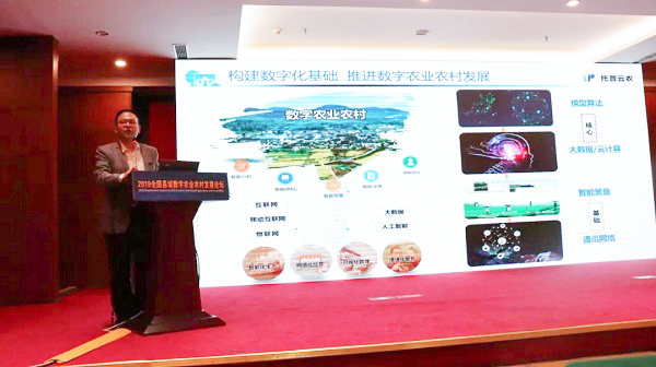丝瓜污视频副总经理钱鹏概述丝瓜污视频在推进数字农业农村部当中的定位