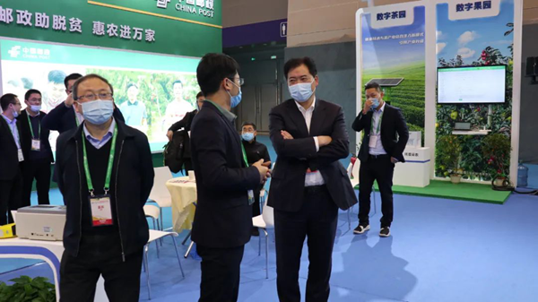 浙江省农业农村厅副厅长唐冬寿莅临丝瓜污视频展位